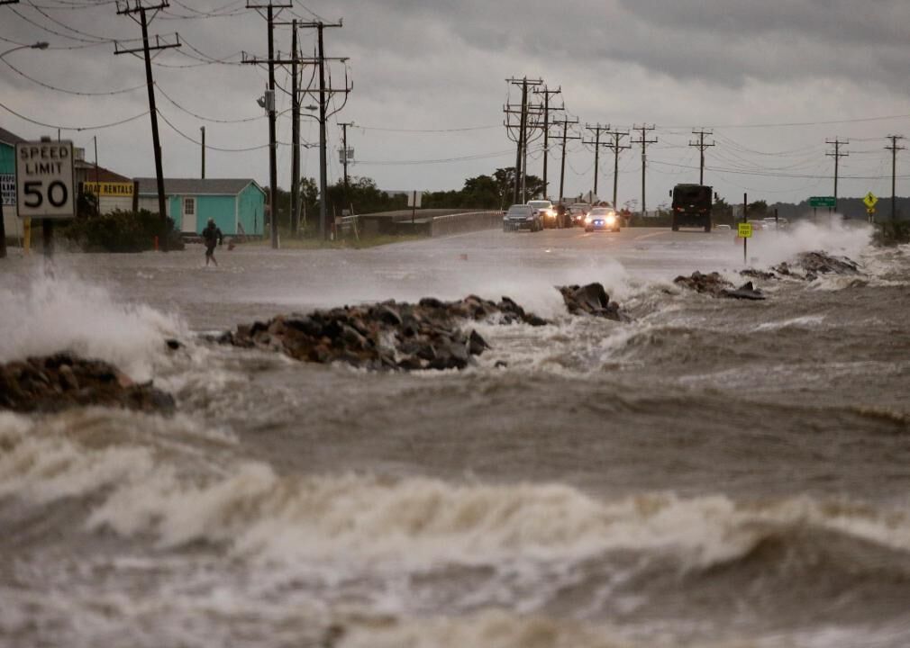 2014: Arthur hits North Carolina early